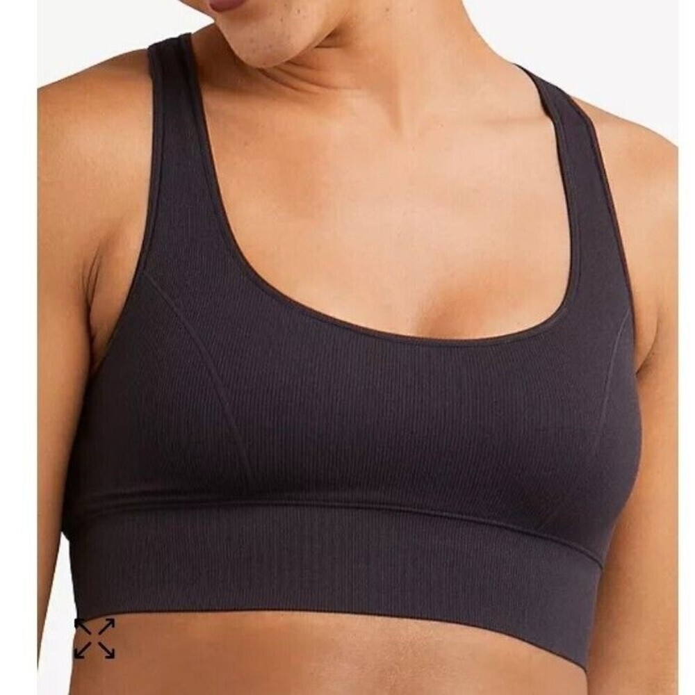 Maidenform Wireless Bra Size Small Black 4 Way Stretch Seamless Rib.